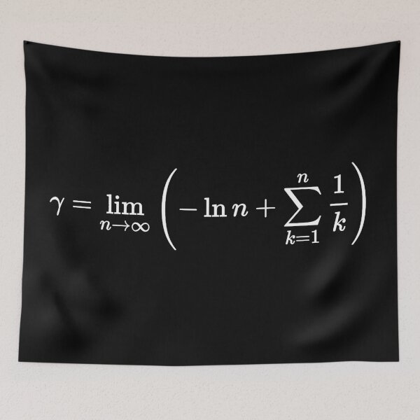 Item preview, euler constant, calculus and math designed and sold by NoetherSym.