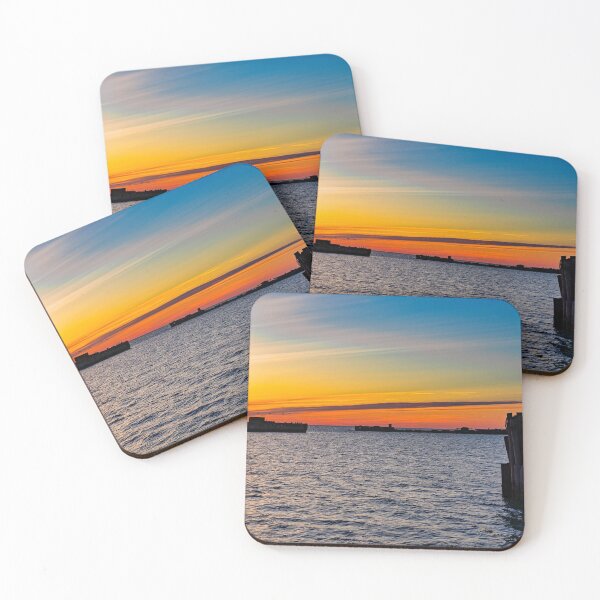 Item preview, Breakwater Sunset at Kiptopeke State Park designed and sold by ShorelineImages.