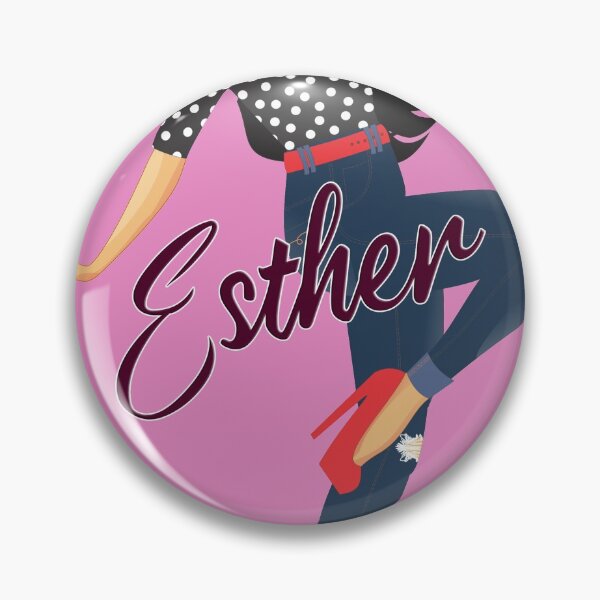Item preview, Esther Girl Sassy Purple designed and sold by Dream Big! by E. H..