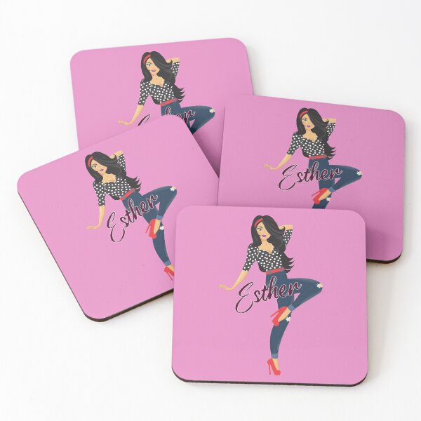 Item preview, Esther Girl Sassy Purple designed and sold by Dream Big! by E. H..