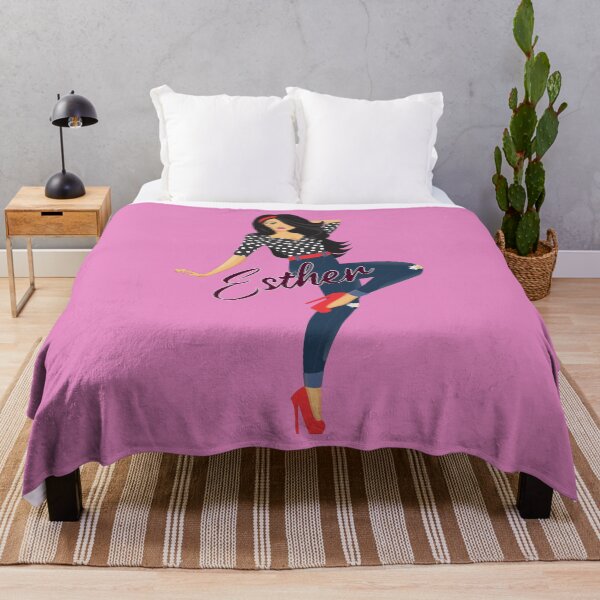 Item preview, Esther Girl Sassy Purple designed and sold by Dream Big! by E. H..