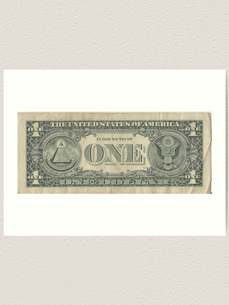 One Dollar Bill Art