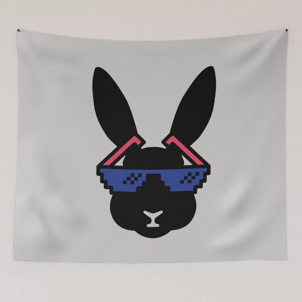 Item preview, Bad Bunny with Glasses designed and sold by Schka.