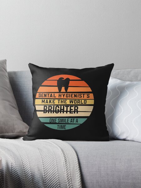 Item preview, Dental Hygiensit  Quotes Funny : Dental Hygienist's Make The World Brighter, One Smile At a Time designed and sold by Raminovitch.