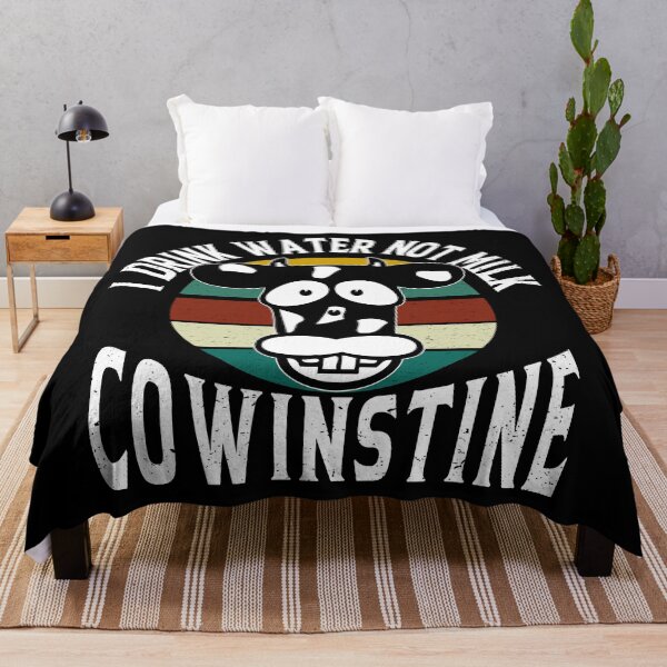 Item preview, Funny Cow Quote | I Drink water Not Milk Cowinstine designed and sold by YAHIA-14.