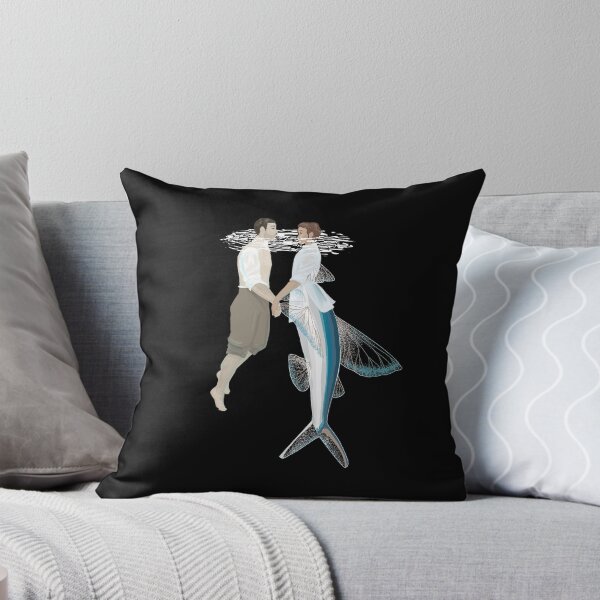 Item preview, Mermaid and Sailor on Black designed and sold by thistleandspade.
