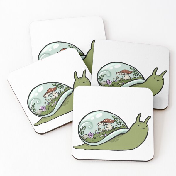 Item preview, Mushroom Terrarium Snail designed and sold by Jay Doodles.
