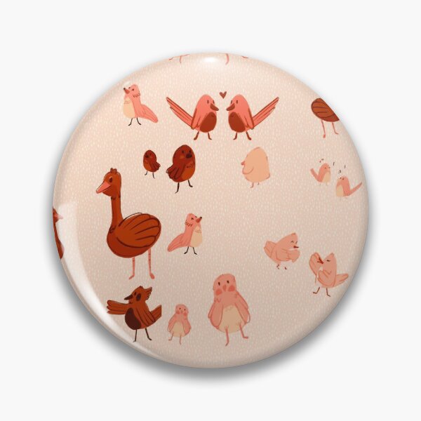 Item preview, Pretty Pink Love Birds designed and sold by jociart.