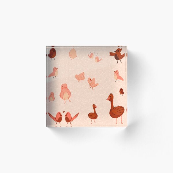 Item preview, Pretty Pink Love Birds designed and sold by jociart.