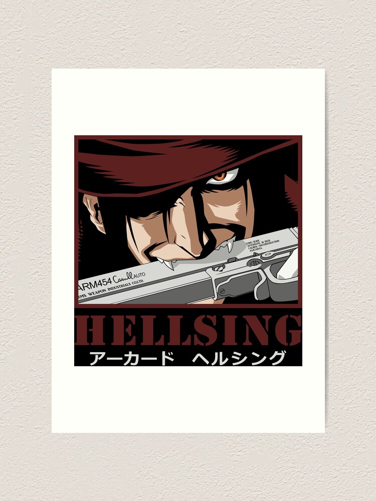 Hellsing Alucard Dracula Anime Poster