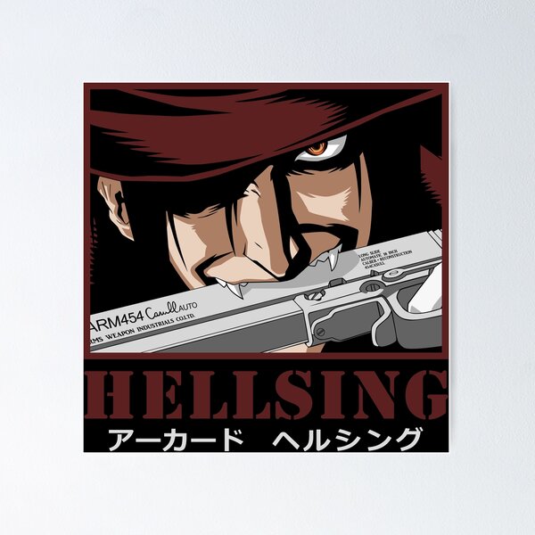 Hellsing Alucard Dracula Anime Poster