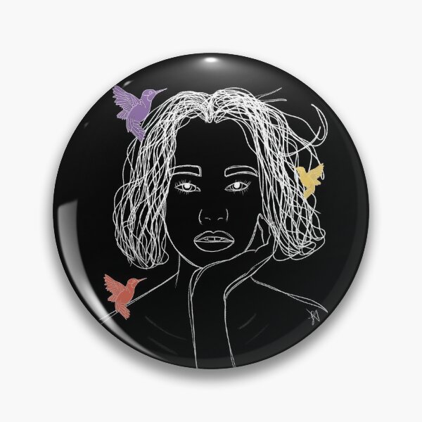Item preview, Illustration #92 - Three Little Birds Lady designed and sold by Flavie Archambault.