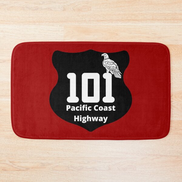 Item preview, Pacific Coast Highway 101 Sign American Bald Eagle West Coast Oregon Washington California designed and sold by DansDankDesigns.