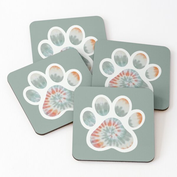 Item preview, Tie Dye Dog Paw designed and sold by Rodrigo Ledesma.