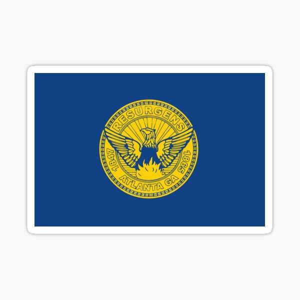 ATLANTA City Flag Sticker