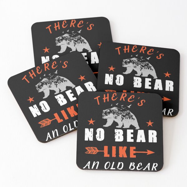 Item preview, THERE'S NO BEAR LIKE AN OLD BEAR WHITE designed and sold by keemo2o.