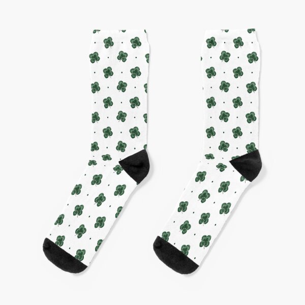 Item preview, Lucky four leaf clover shamrock print designed and sold by LittleBettyMakes.