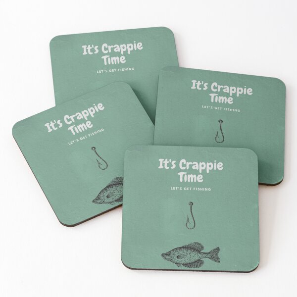 Item preview, It's Crappie Time! Let's Get Fishing designed and sold by SnarkyCatDesign.