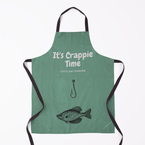 Item preview, It's Crappie Time! Let's Get Fishing designed and sold by SnarkyCatDesign.