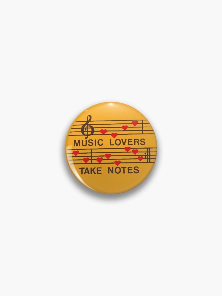 Music lovers pin hotsell