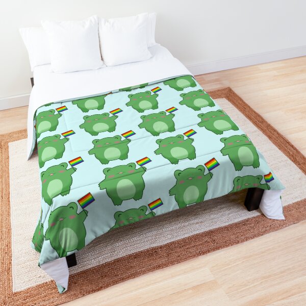 Gay Pride Frog Comforter