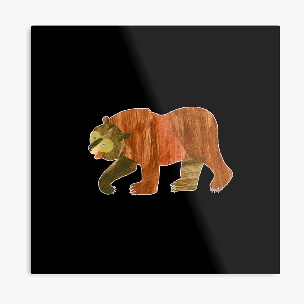 Eric Carle Big Brown Bear 2 Framed Art Print, Size: 16 inch x 24 inch