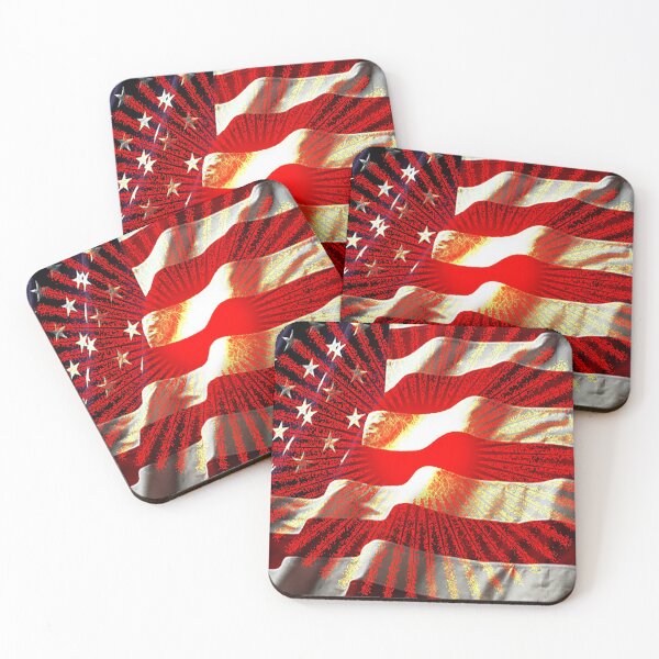 Item preview, American flag and fireworks designed and sold by Visual-Minds.