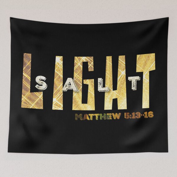Item preview, Bible Verse Matthew 5:13-16 Light and Salt designed and sold by TheKingdomAttic.