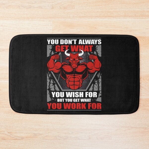 Item preview, You Get What You Work For-Motivational gift for Bodybuilders designed and sold by BRtisticDesigns.