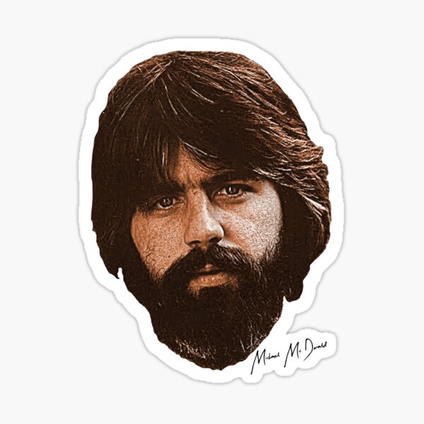Michael McDonald ))(( Retro Yacht Smooth Rock Fan Art Sticker