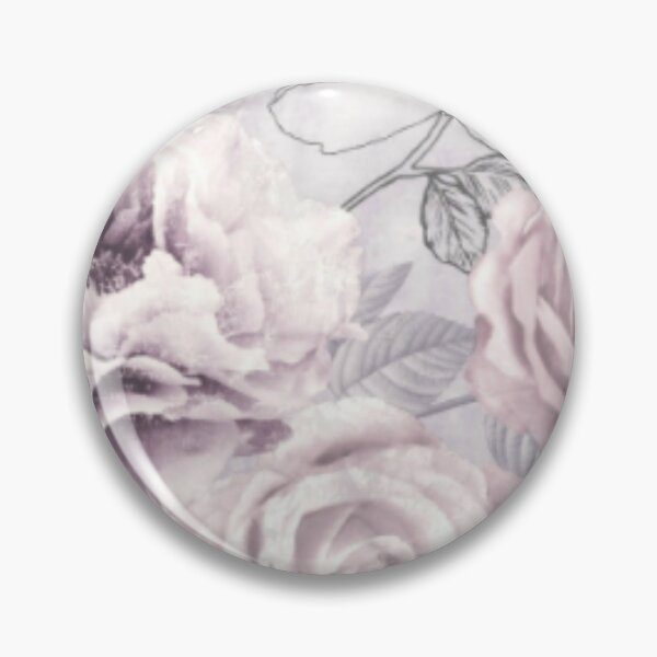 Item preview, Pink, purple & grey Floral designed and sold by WearWolfDesigns.