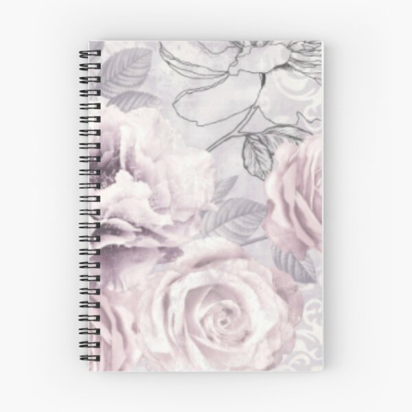 Item preview, Pink, purple & grey Floral designed and sold by WearWolfDesigns.