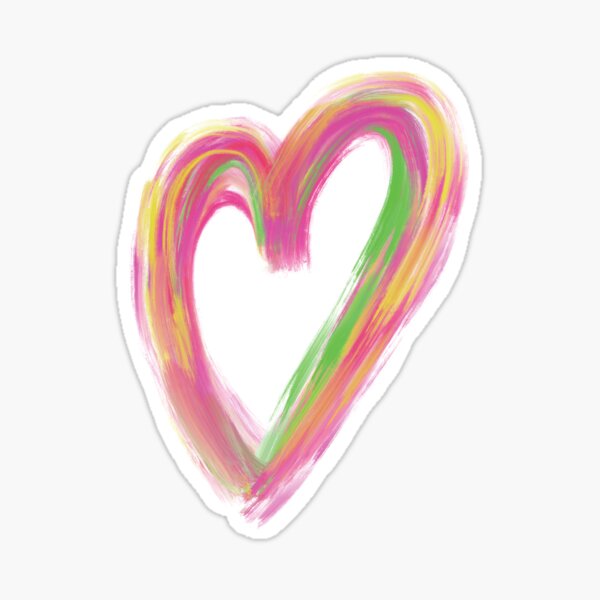 PINK HEART Sticker