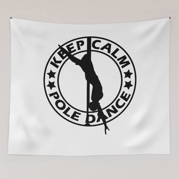 Item preview, Keep Calm Pole Dance Hangback Poledance designed and sold by DerNerd.