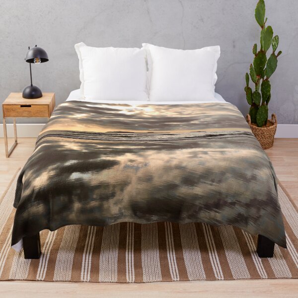 Item preview, Beautiful reflective sunset on the Pacific Coast designed and sold by SunnyDesignsCo.