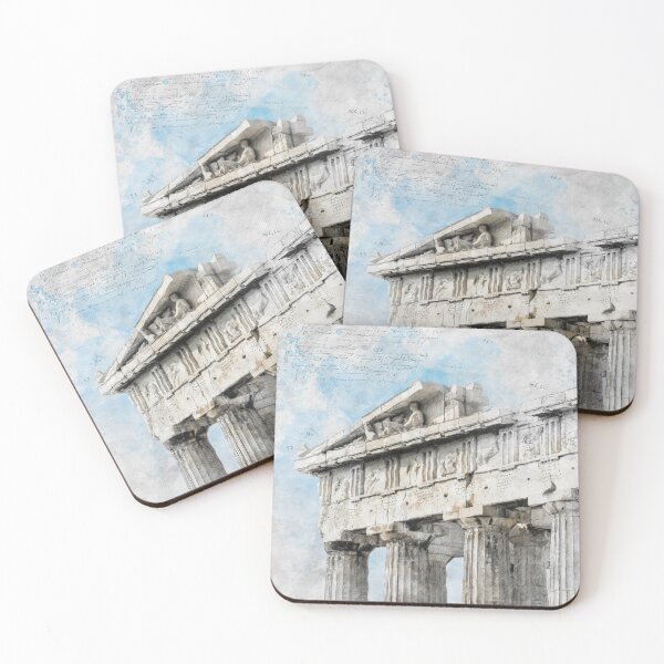 Item preview, Athens Greek Temple Drawing designed and sold by RossWilson12.