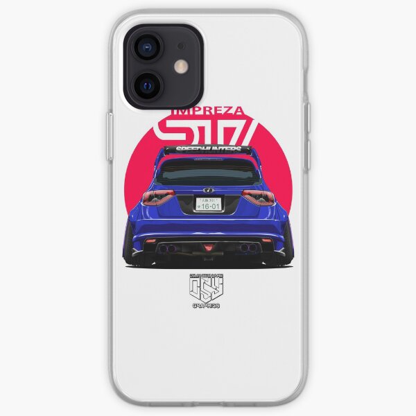 BLUE Impreza WRX STI iPhone Soft Case