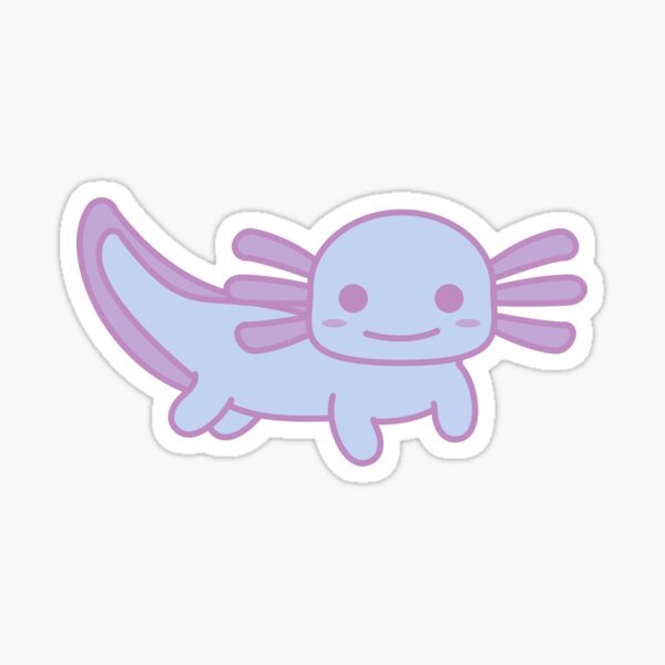 Blue axolotl