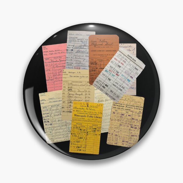 Item preview, Vintage Library Book Cards // Bibliophile Reader Nostalgia Design designed and sold by acquiesce13.