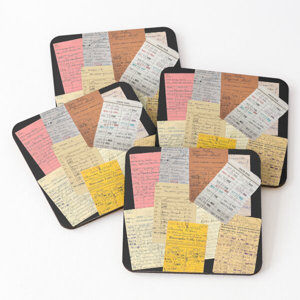 Item preview, Vintage Library Book Cards // Bibliophile Reader Nostalgia Design designed and sold by acquiesce13.