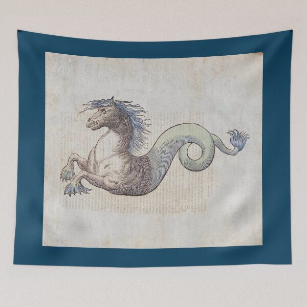 Item preview, Antique Mythical Seahorse designed and sold by ricoflinn.