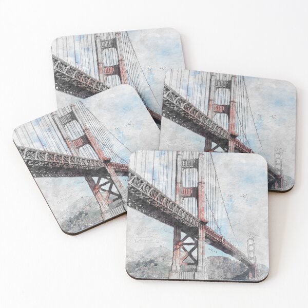 Item preview, Golden Gate Bridge, Chicago Wall Art designed and sold by RossWilson12.