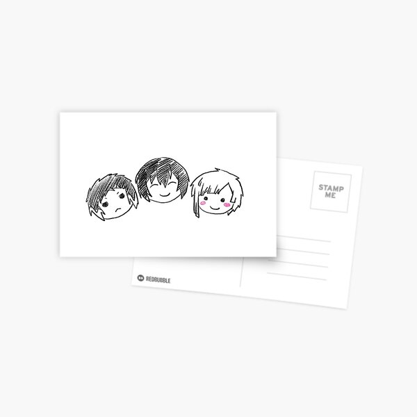 wan! akutagawa dazai atsushi drawn by kyoka Postcard