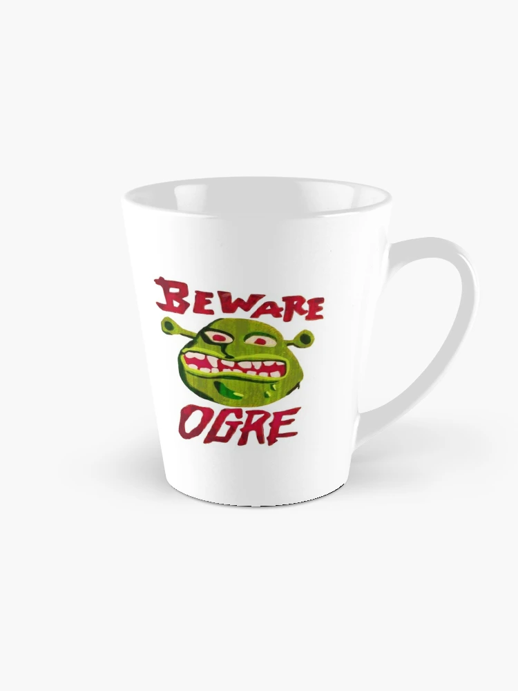 Shrek Beware Ogre 20oz Ceramic Camper Mug