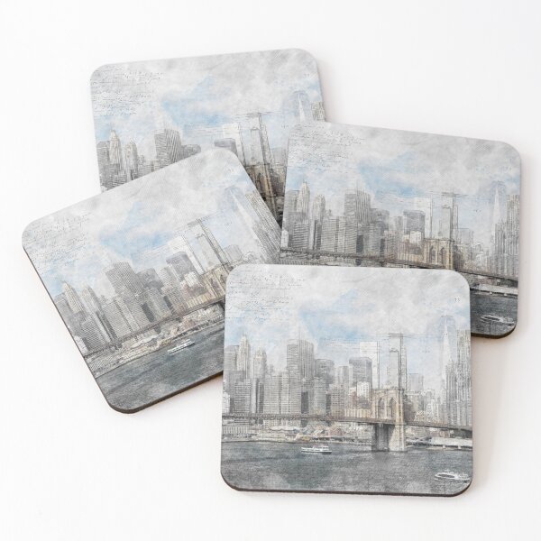 Item preview, New York Skyline Drawing designed and sold by RossWilson12.