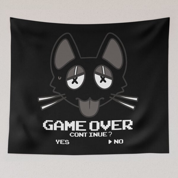 Item preview, Out Of Lives (Black Cat) designed and sold by FennecLoaf.