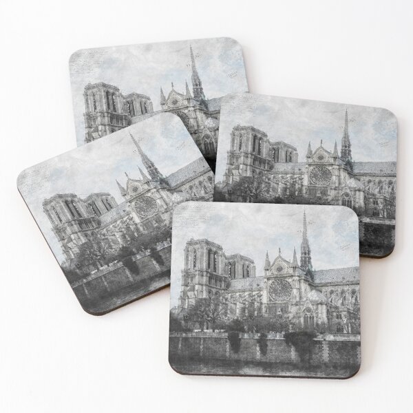 Item preview, Notre Dame, France Drawing designed and sold by RossWilson12.