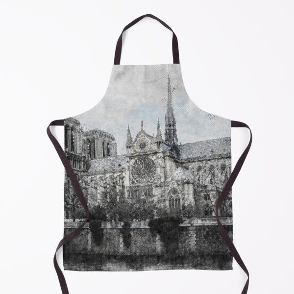 Item preview, Notre Dame, France Drawing designed and sold by RossWilson12.