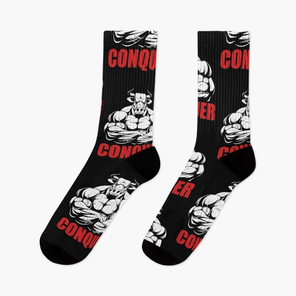 Item preview, Conquer-Motivational Body builder gift for fitness addicts designed and sold by BRtisticDesigns.