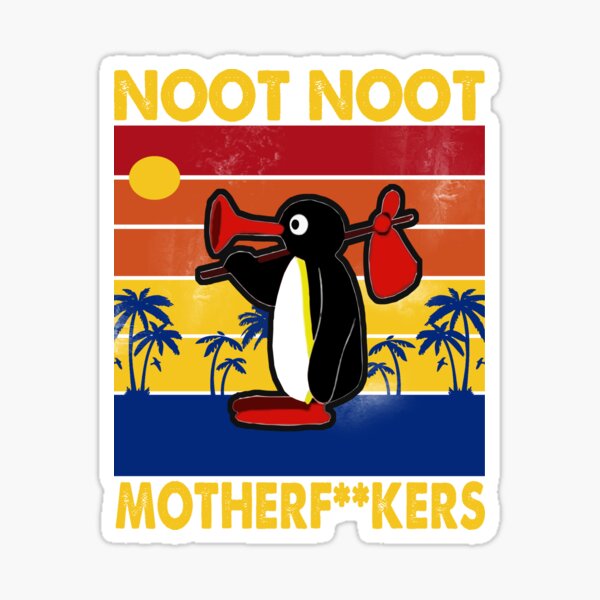 Vista previa del artículo con la obra «noot noot pingu», diseñado y vendido por Mandeep68.